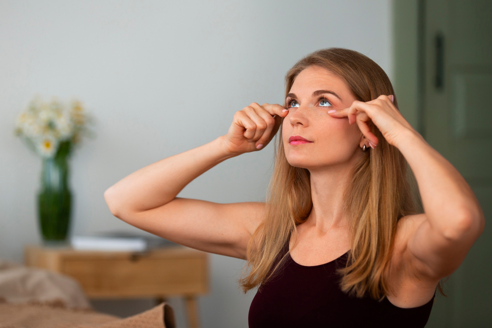 nucleofill under eyes light massage